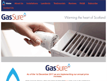 Tablet Screenshot of gassure.com